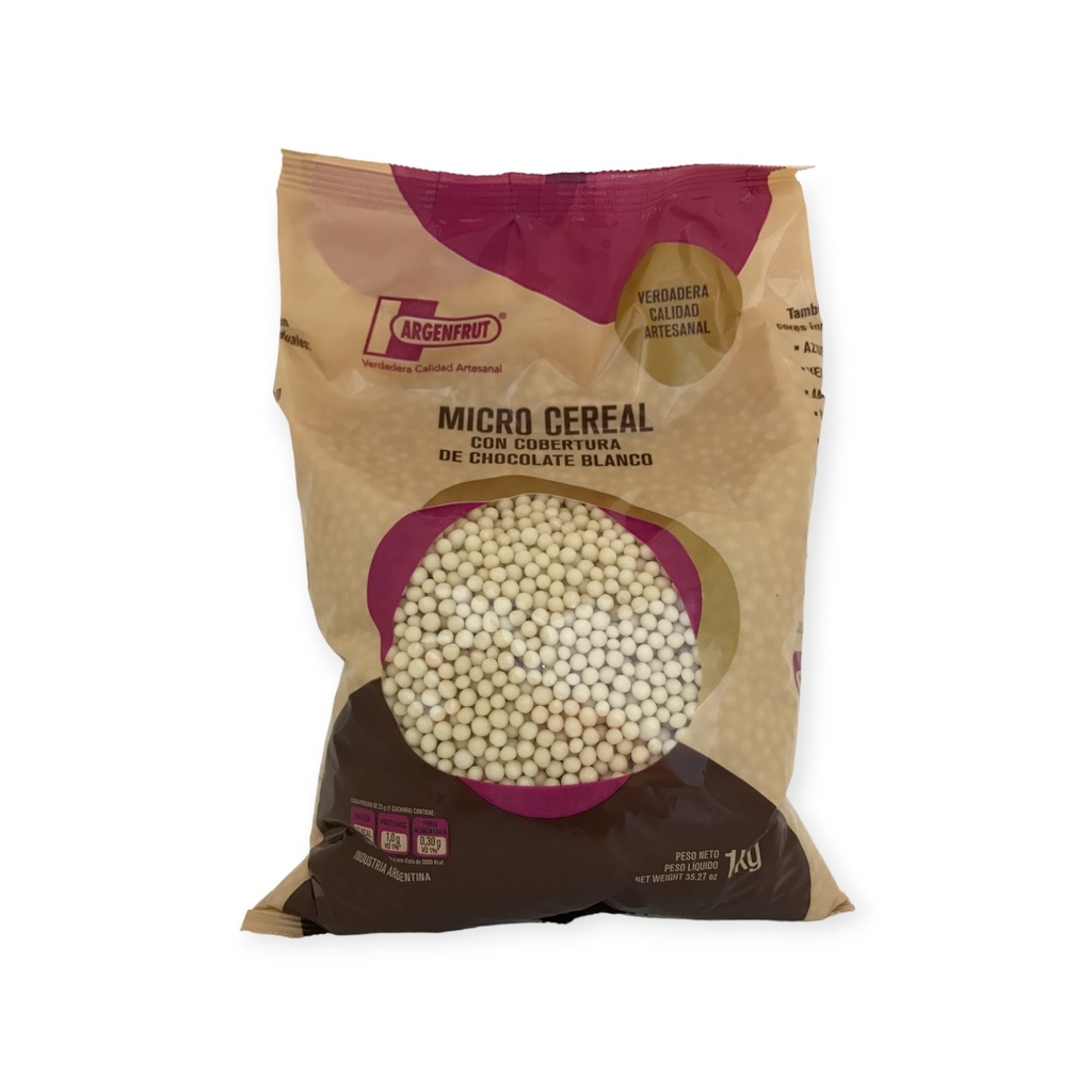MICRO CEREAL CON CHOCOLATE BLANCO x 1 Kg