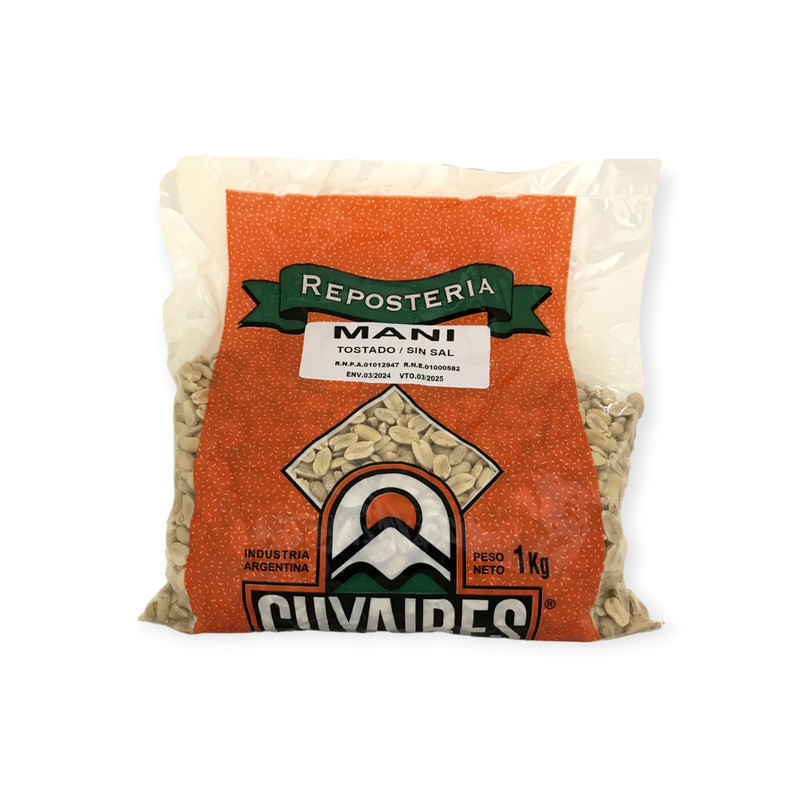 MANI TOSTADO SIN SAL x 1 Kg